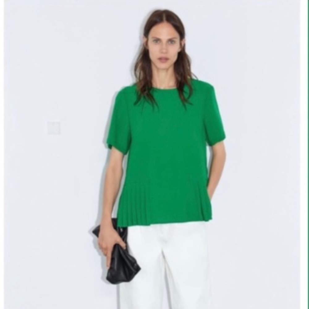 Zara Pleated Top